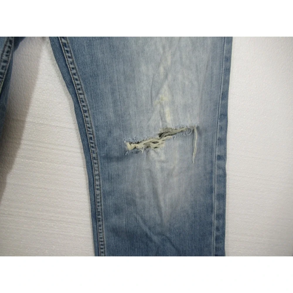 Vintage 90s Y2K BKE 67 Distressed Straight Leg Jeans 33x32 Bryson